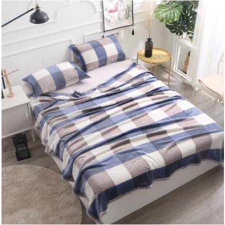 Chăn nhung, Chăn Muji Nhung Tuyết Cao Cấp, Siêu Nhẹ, Siêu Ấm - Hàng đẹp - Kích Thước 1m8x2m, Không rụng lông, mềm mại