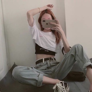 Combo set croptop + váy body len tăm + set áo quần
