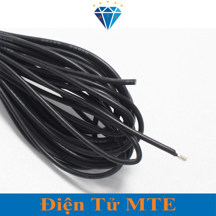 Dây điện lõi đồng mạ thiếc 20AWG - 22AWG - 24AWG - 26AWG - 28AWG - 30AWG - 1 cuộn 5m