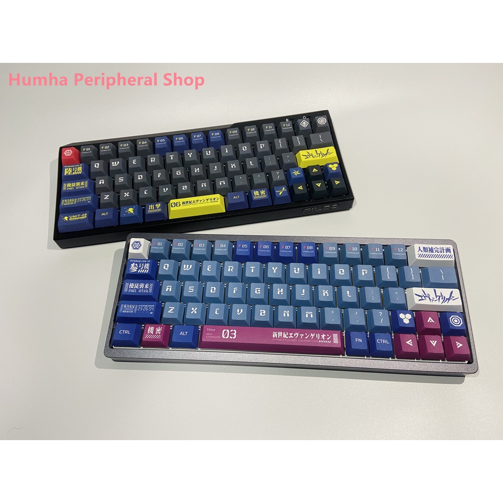 Evaa Nắp Bàn Phím Cơ 140 Phím Chất Liệu PBT Nhuộm Màu Họa Tiết Cherry profile Cá Tính