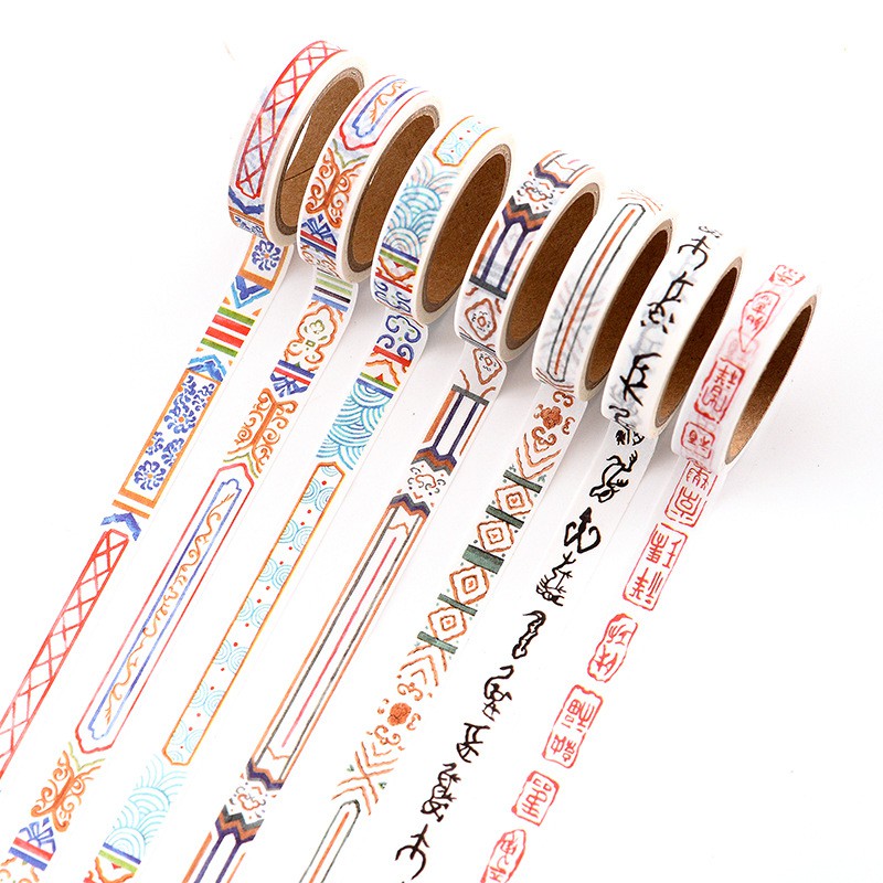 Băng dính washi tape họa tiết Hoàng cung WST122