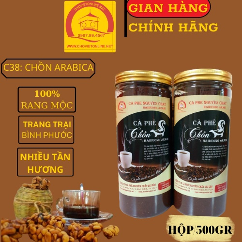Cà phê Chồn nuôi trang trại Bình Phước thương hiệu Hai Duong Arabi, hạt cà phê Arabica MSP: C38