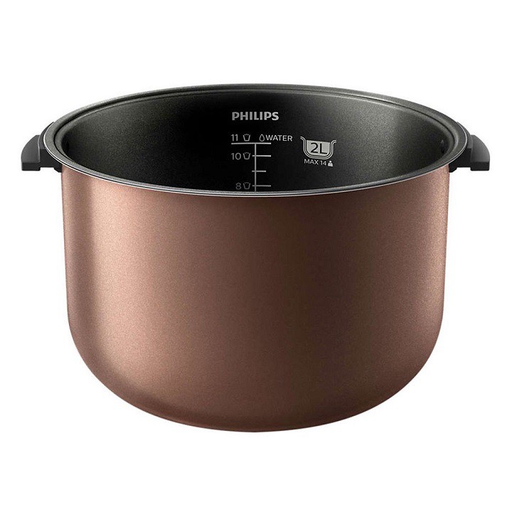 Nồi cơm điện 2L, công suất 650W Philips HD3132- hàng chinh hãng-màu đồng