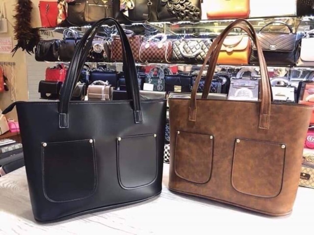 Túi công sở da trơn vừa a4 | BigBuy360 - bigbuy360.vn