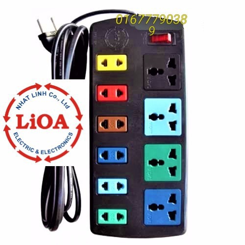 ổ cắm điện lioa 10 lỗ đa năng