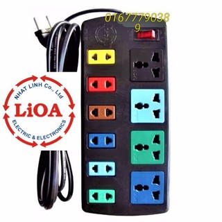 ổ cắm điện lioa 10 lỗ đa năng