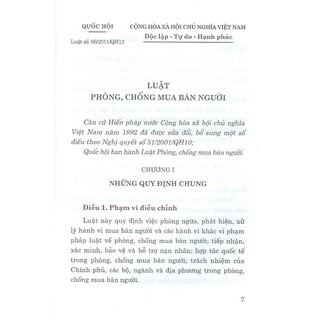 Luật Phòng Chống Mua Bán Người