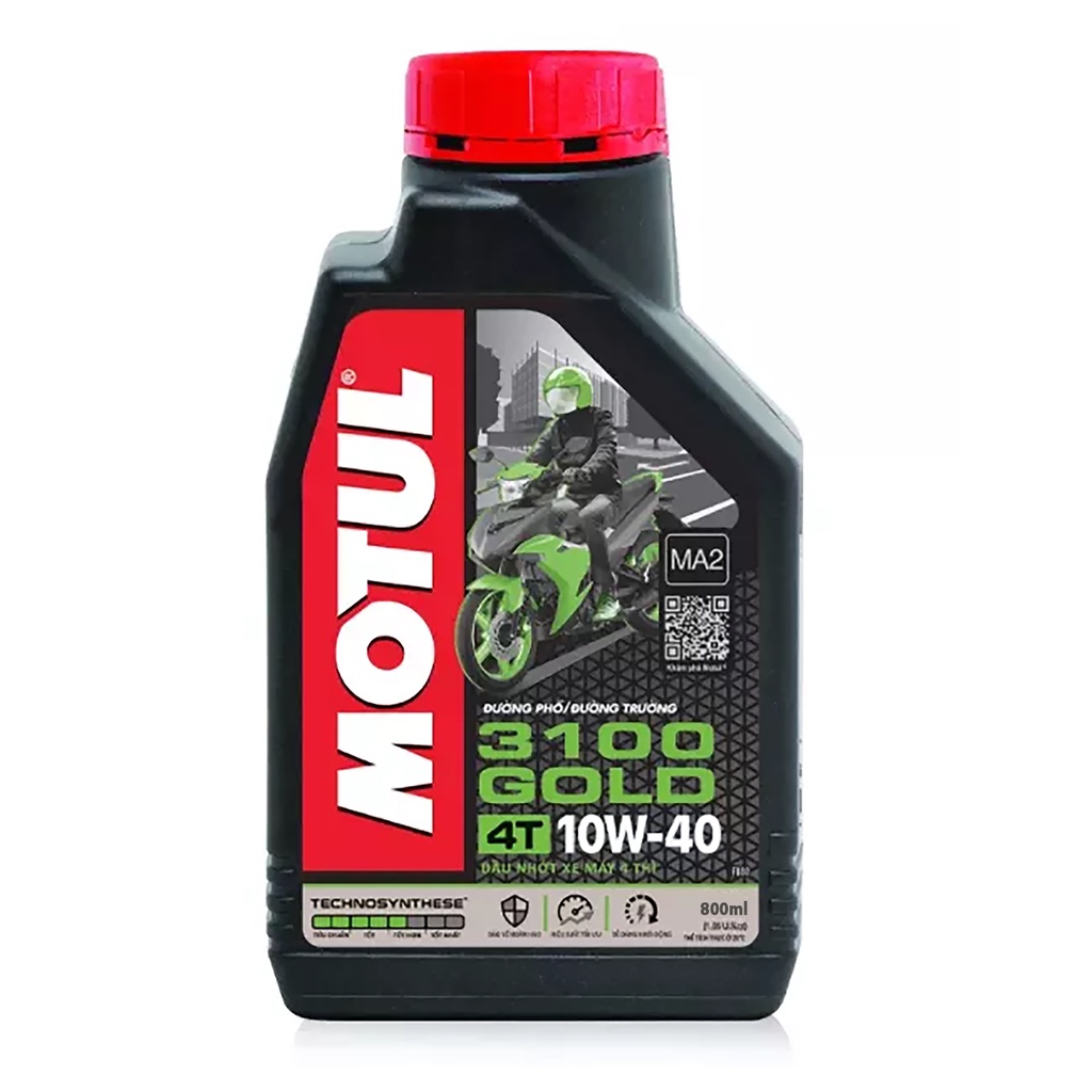 Nhớt xe máy số cao cấp Motul Gold 3100 10W40 800ml - sản phẩm mới cấp độ cao cấp