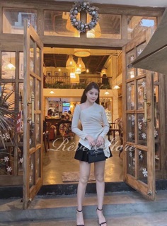 [HOT HOT] Áo lụa lệch vai đính ngọc