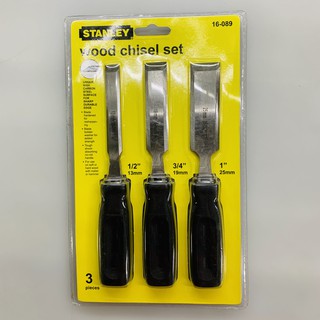 Bộ đục gỗ 3pcs STANLEY 16-089