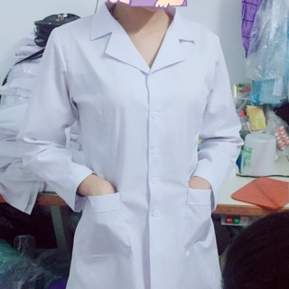 Áo bluse điều dưỡng dài tay-các chất