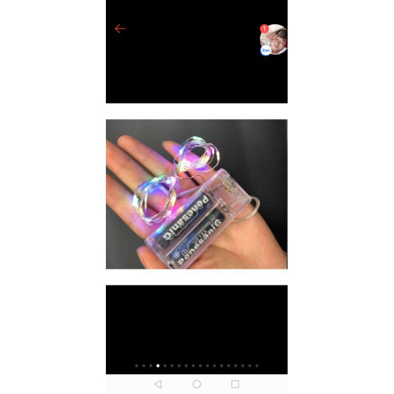 Đèn led đom đóm nhiều màu kèm sẵn pin dài 3 mét | BigBuy360 - bigbuy360.vn