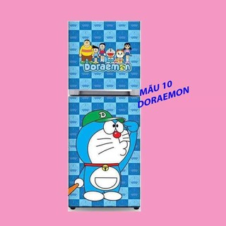 miếng dán tủ lạnh 3D chống thấm Doremon ngộ nghĩnh