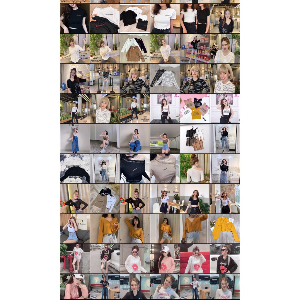 [XẢ HÀNG] Combo 49k 3 cái áo đẹp lung linh Xả Hàng cuối năm