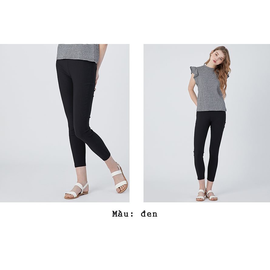 Quần legging khaki hai túi sau nhiều màu NET