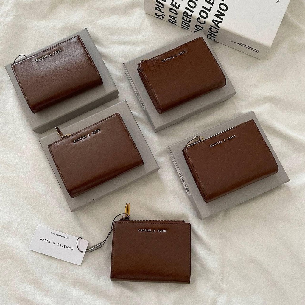 (Rẻ vô địch) Ví Auth CK fullbox 100% - Ví CNK (Charles & Keith) chính hãng hot 2021