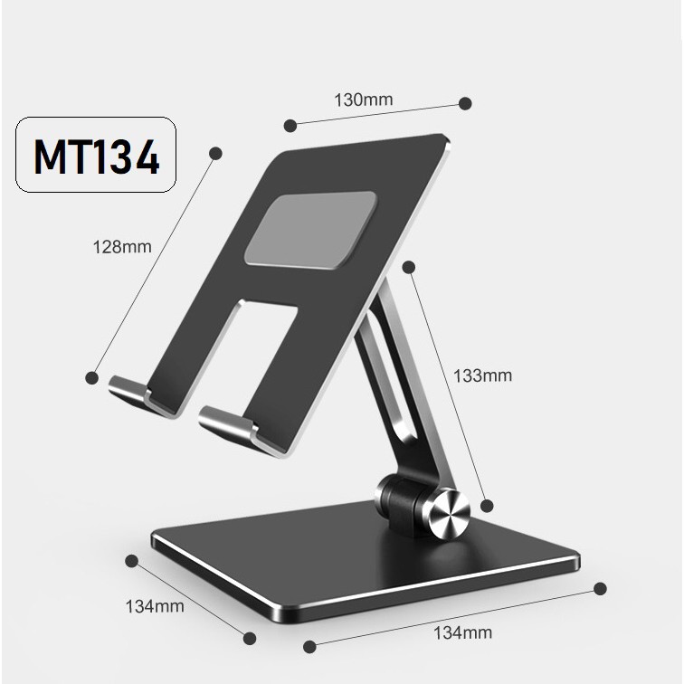 Giá đỡ stand cho iPad, điện thoại iphone và máy tính bảng tablet (MT134, MT135) hợp kim nhôm gấp gọn Vu Studio