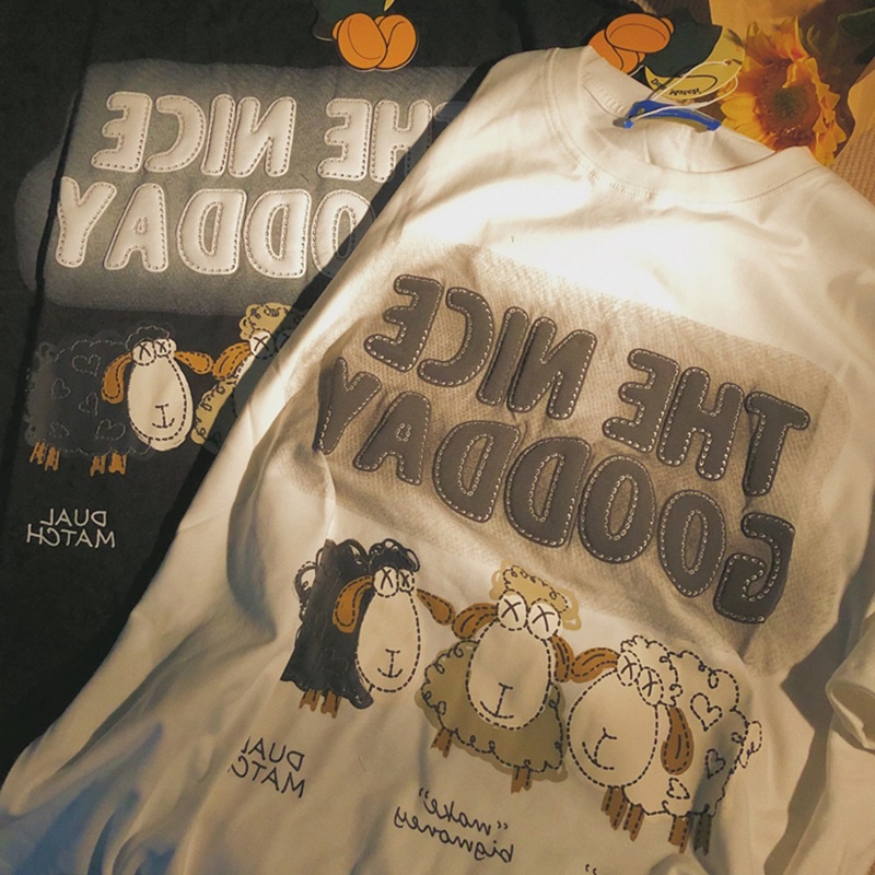 Áo Thun Ngắn Tay Cổ Tròn In Chữ Thời Trang Mùa Hè Dành Cho Nữ