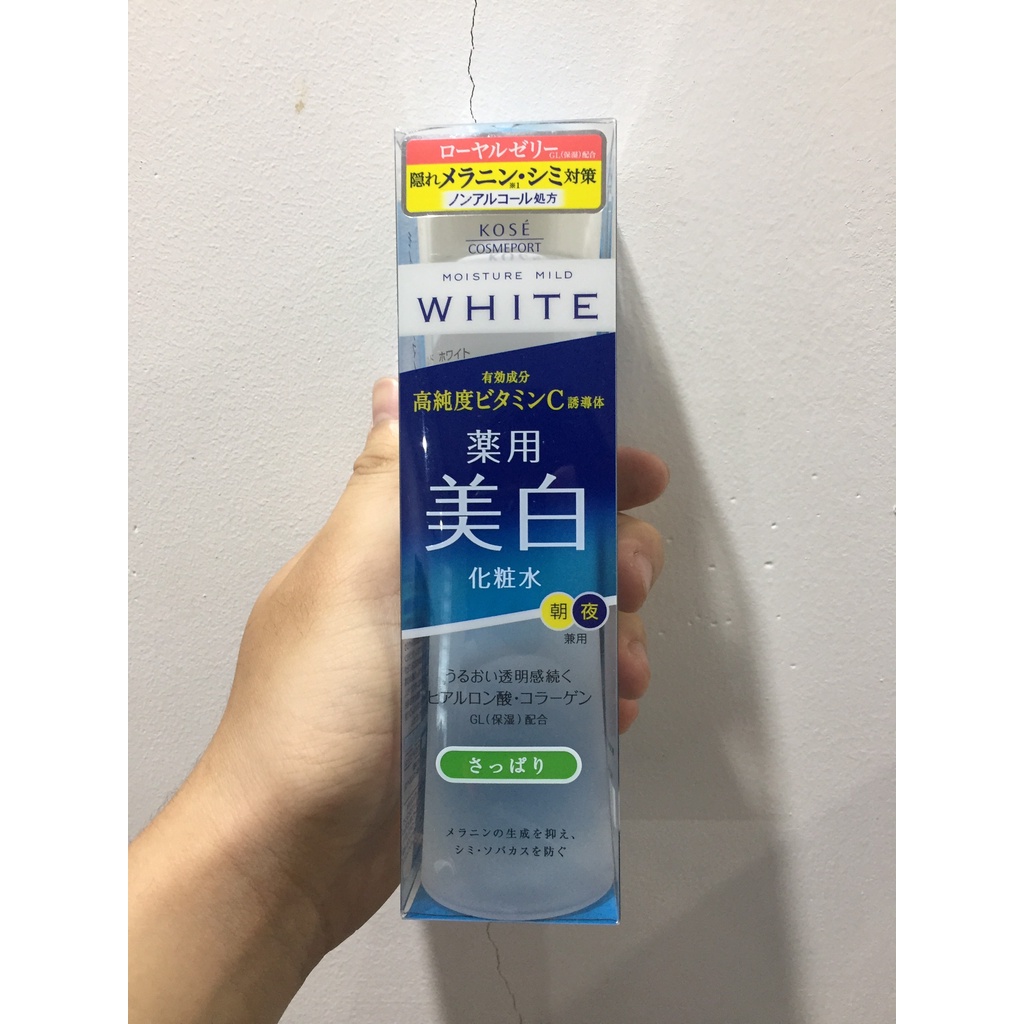 Nước Hoa Hồng Dưỡng Trắng Kose Moisture Mild