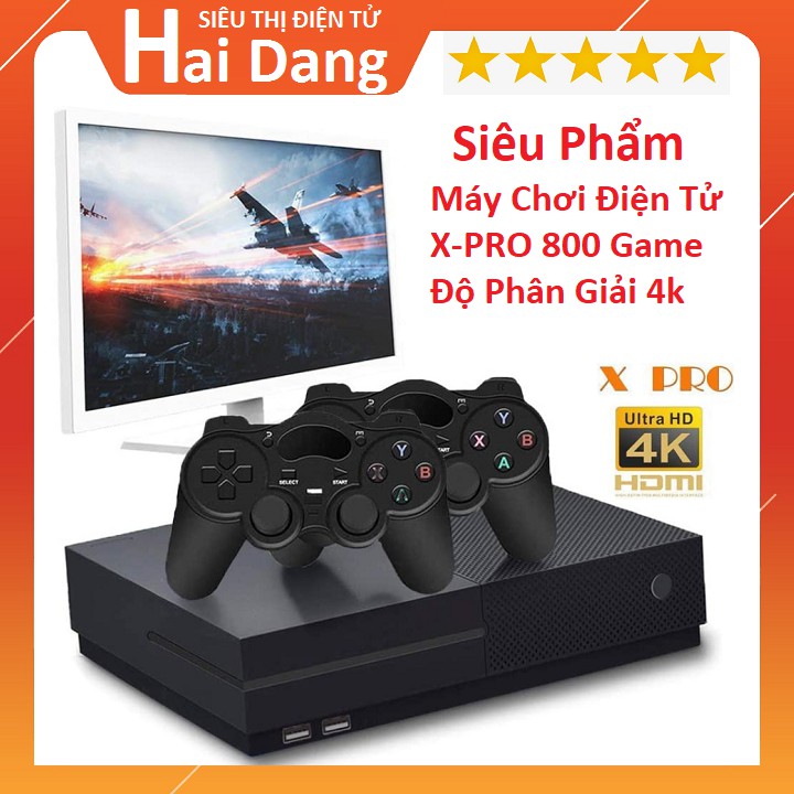 Máy Chơi Điện Tử, X-PRO 800 Game - Độ Phân Giải 4k - Máy Chơi Game Thế Hệ Mới 2021