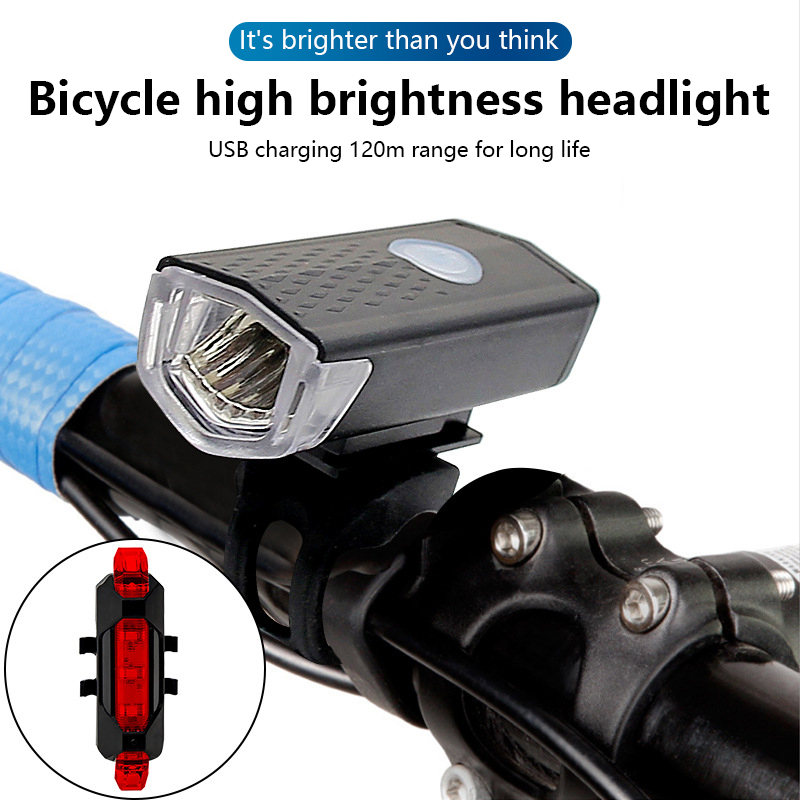 Đèn LED Hậu 300Lm Sạc USB Gắn Đuôi Xe Đạp