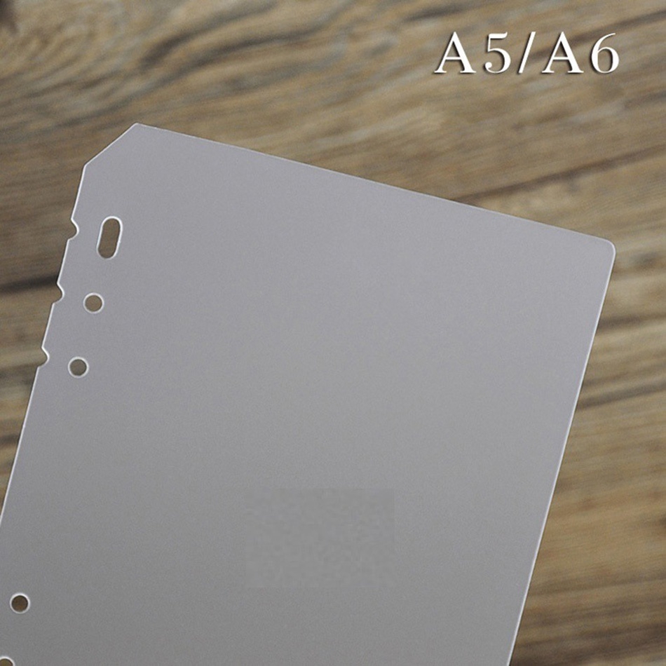 Miếng đựng tài liệu ghi chú A5/A6 bằng nhựa PP nhám thiết kế tiện lợi dễ dùng