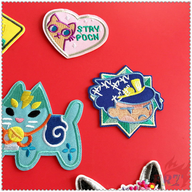 1 Sticker Ủi Thêu Hình Mèo Dễ Thương