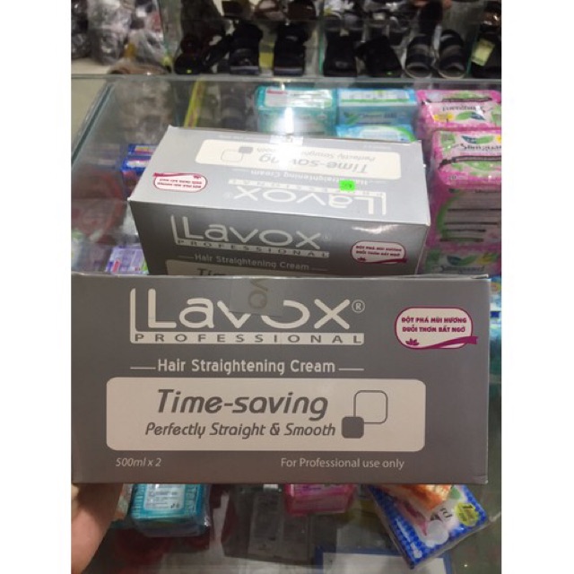 Combo duỗi thông minh Lavox Time- saving 500mlx2 Tặng kèm serum siêu dưỡng lavox nano.