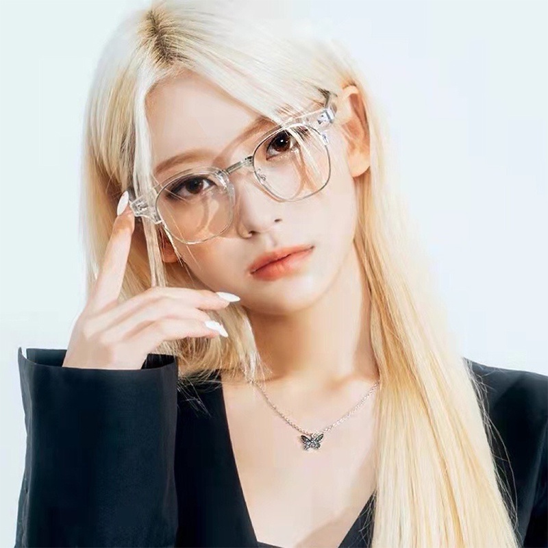 Gọng kính cận nữ nam thời trang cá tính phong cách Ulzzang chống tia UV phong cách Hàn Quốc thay được tròng cận đẹp 100
