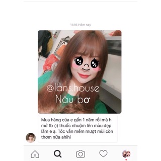 (Nâu bơ) Thuốc nhuộm tóc