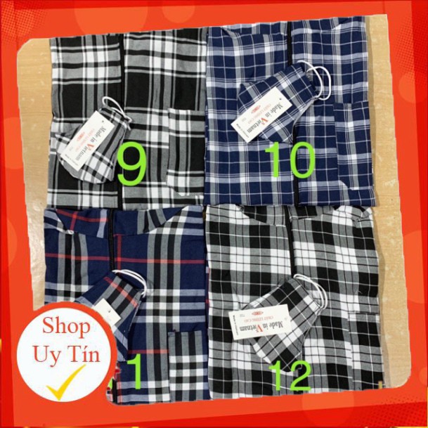 Áo Chống Nắng Nam Kẻ Caro 1 Lớp - Chất Liệu Thô Kaki Mềm - Thoáng Khí - Mềm Mát - Bền Màu - Chống Nắng Hiệu Quả