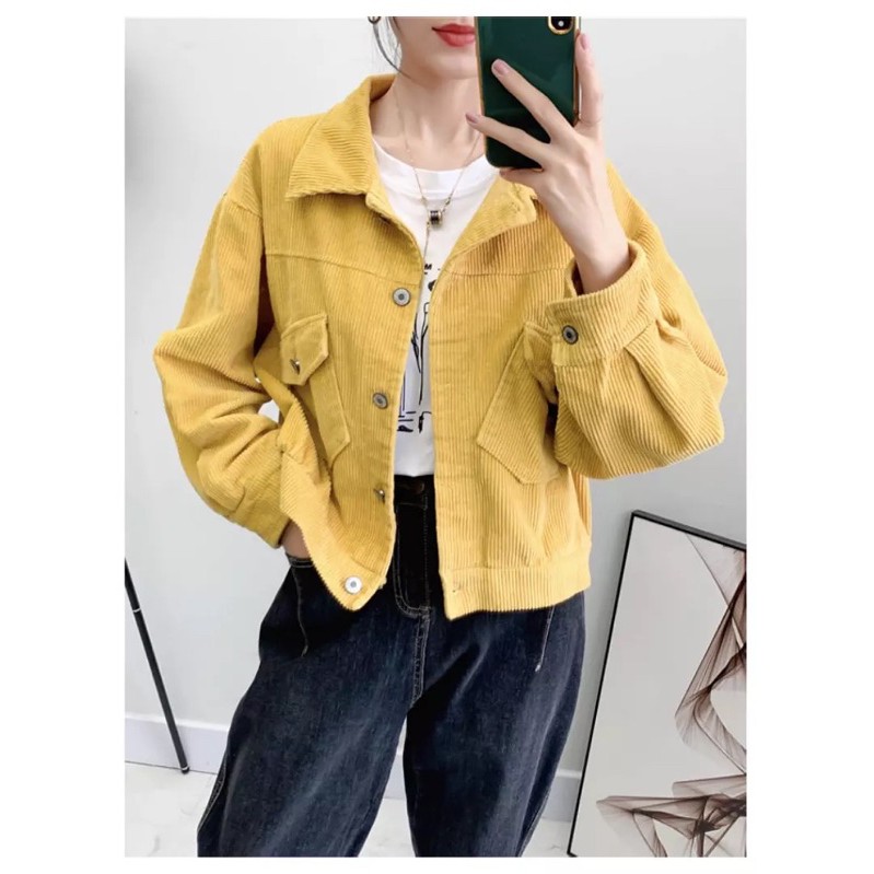 ÁO KHOÁC NHUNG CÓ TÚI