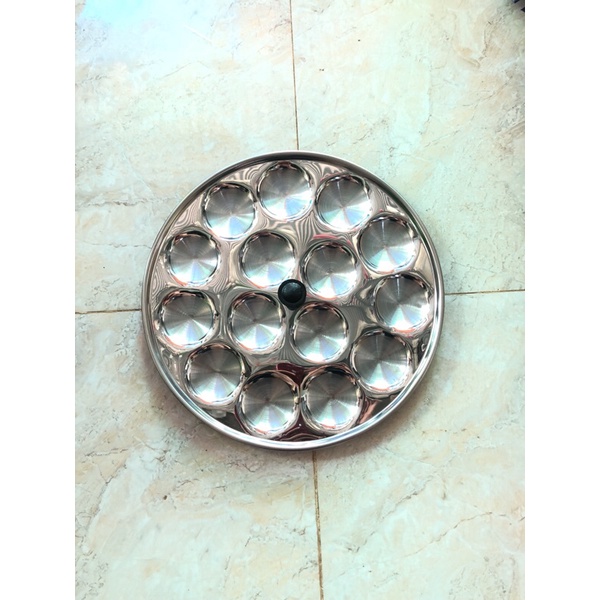 Khuôn bánh bèo 15 22 lổ nhôm inox hoặc chống dính dùng đổ bánh bèo tròn