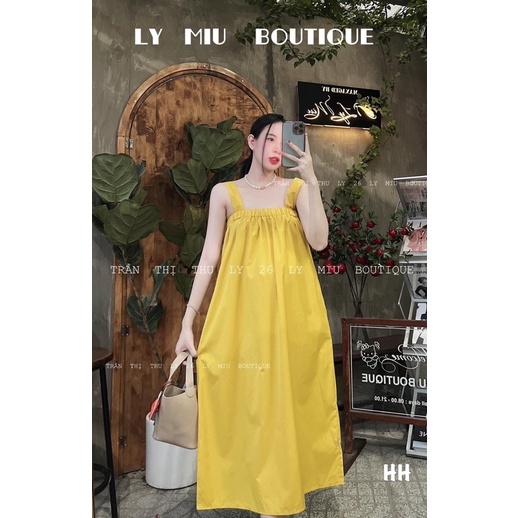 Váy Maxi 2 Dây Thô 4 Màu Siêu Xinh | BigBuy360 - bigbuy360.vn