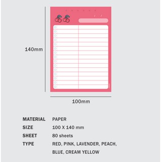 Giấy note/ Notepad ICONIC Haru vocabulary note A6 - học từ mới [tabletop.]