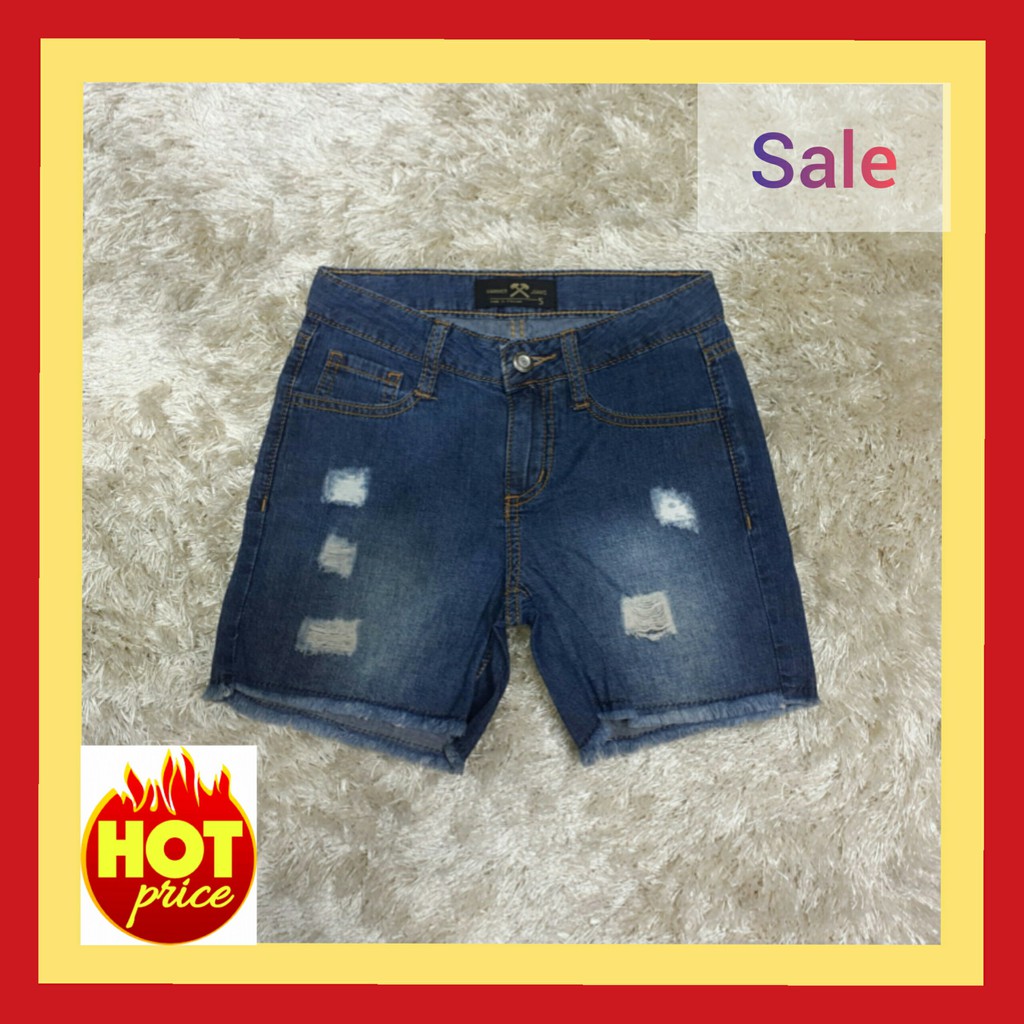 Quần short jean nữ size siêu nhỏ, cho người gầy loại 2