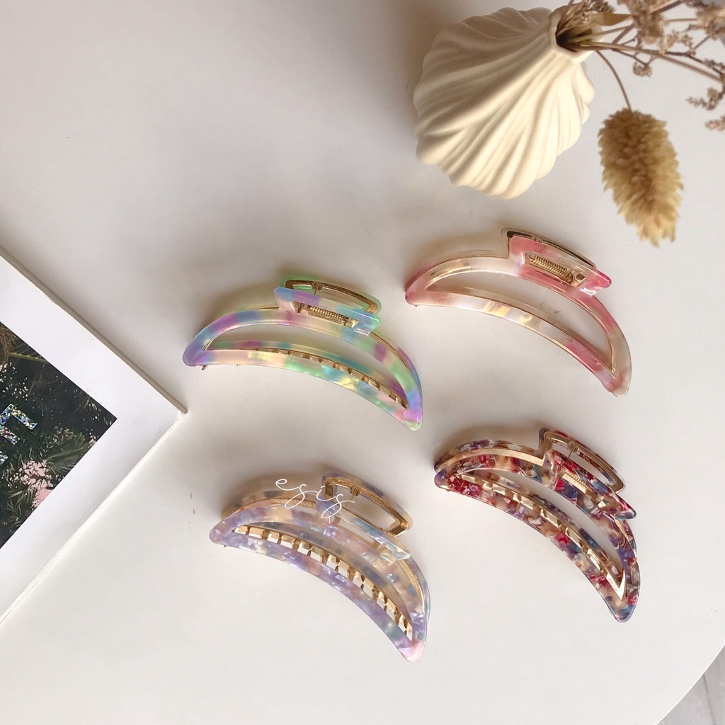 [KEP123] KẸP GẮP TÓC CÀNG CUA NỮ DÀI GRANITE HOT TREND HÀN QUỐC ESIS ACCESSORIES