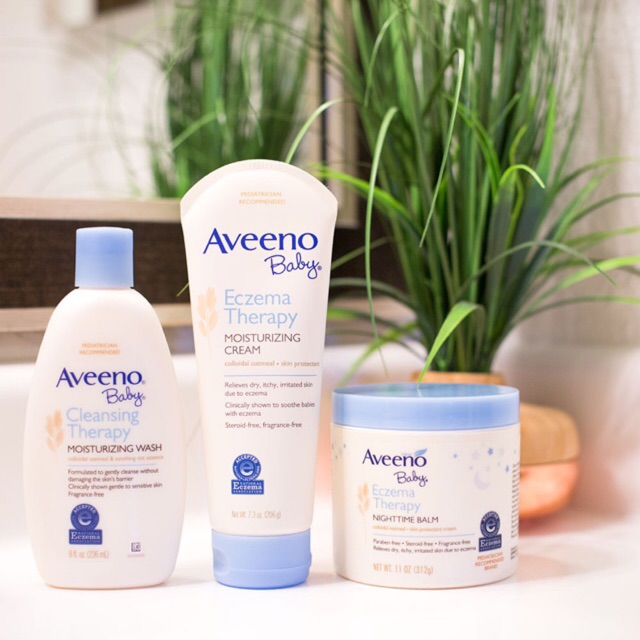 [Da chàm, dị ứng] Sữa tắm, dưỡng ẩm AVEENO ECZEMA