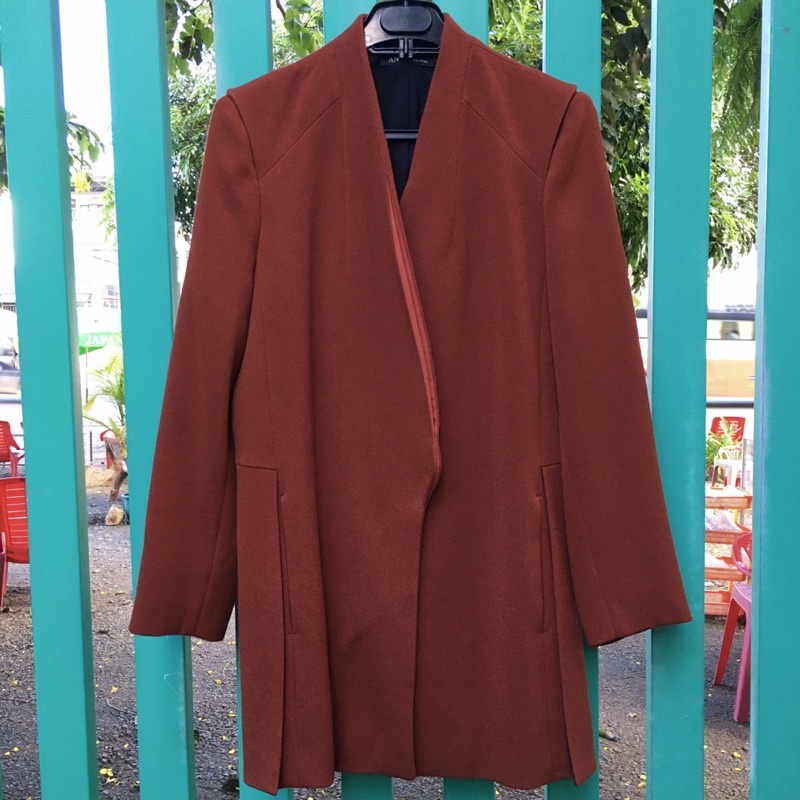 Khoác vest ANY brick red blazer