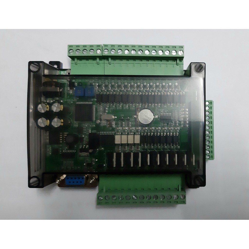 Board PLC FX3U 24MT 6AD 2DA, Có Pin. RS485