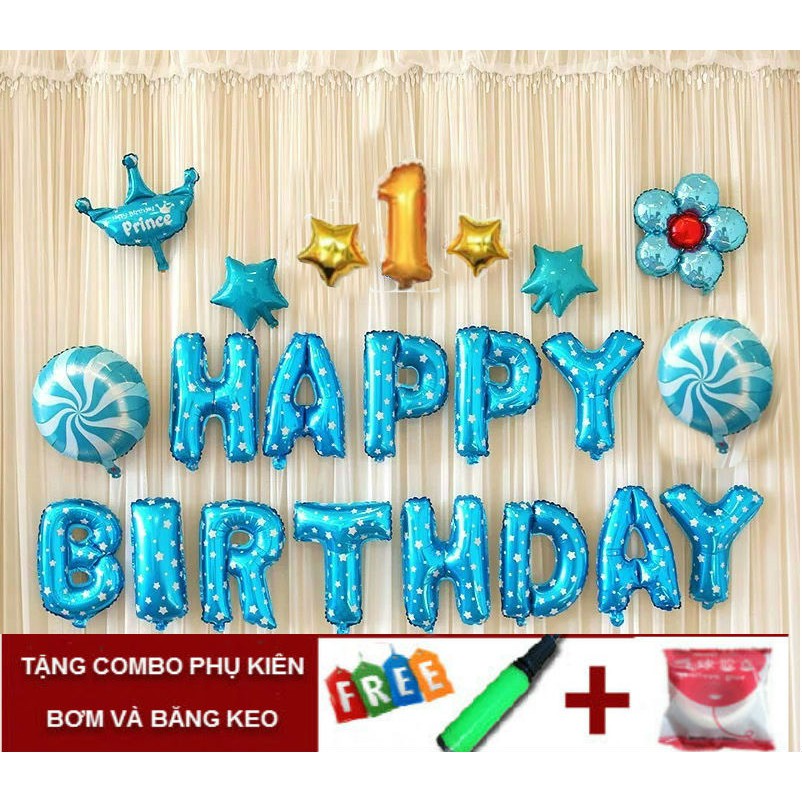 Set bóng trang trí sinh nhật - set 7A