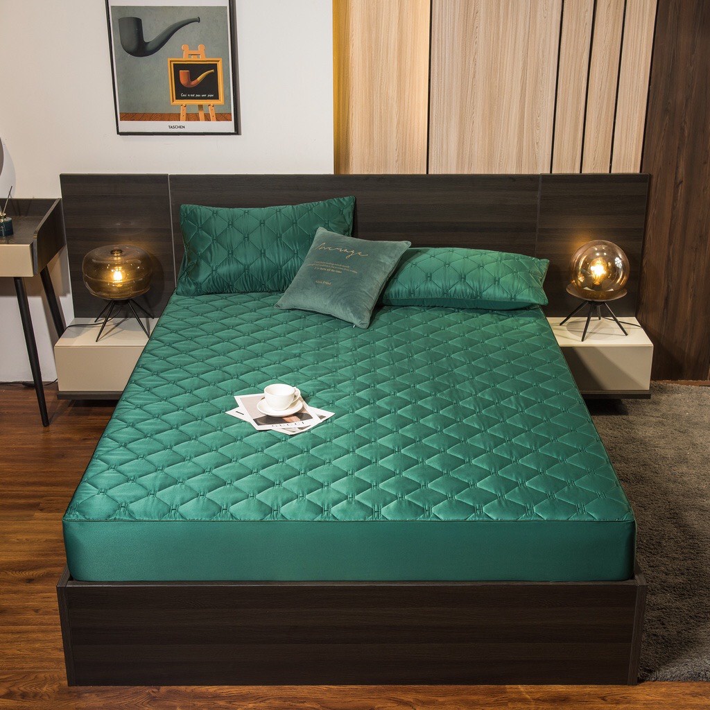 Loại 1] Bộ Ga Gối Lụa Sateens Trần Bọc Chun mềm mịn Giá Rẻ