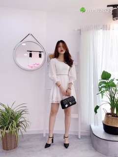 Đầm Voan Đan Dây Sau Lưng