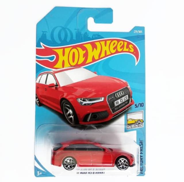 Hot Wheels Mô Hình Xe Hơi Audi Rs 6 Avant Red 2018 17