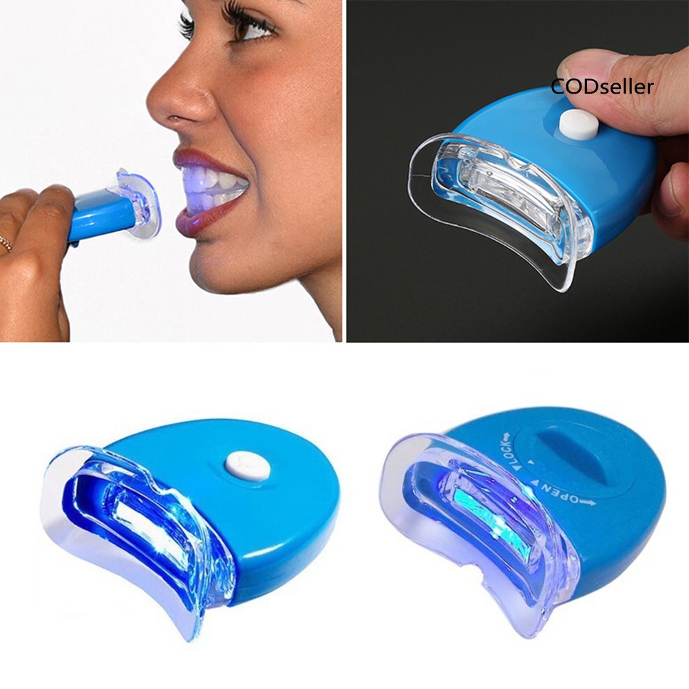 [Hàng mới về] Đèn led làm trắng răng mini chất lượng cao chăm sóc răng miệng tiện dụng