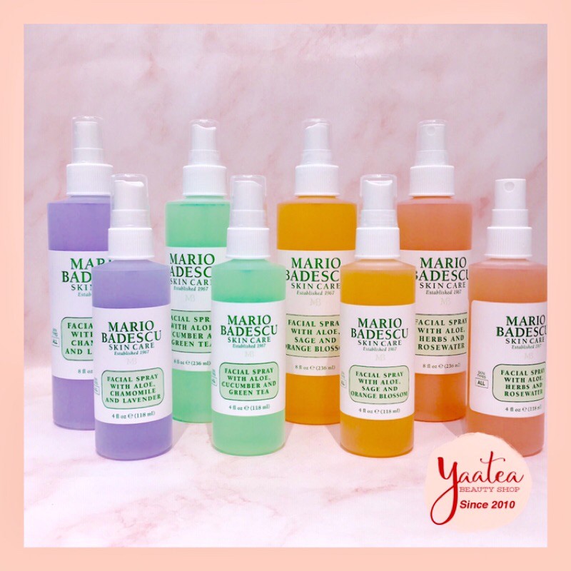 Toner xịt MARIO BADESCU Facial Spray