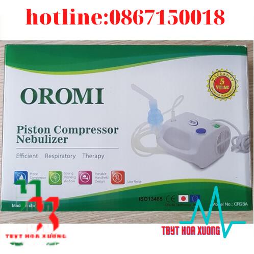 Máy Xông Mũi Họng Xông Khí Dung OROMI CR28A Nhật Bản BH 05 Năm