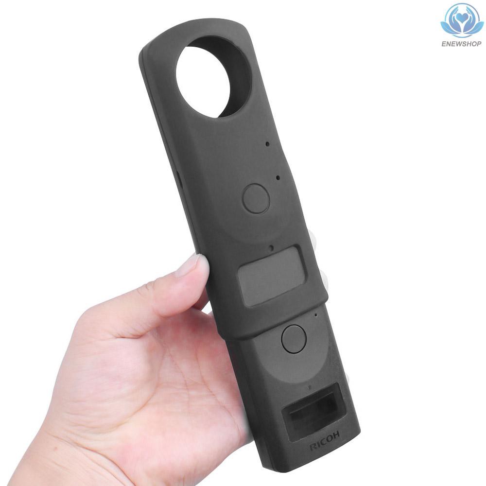 (Hàng Mới Về) Vỏ Silicone Mềm Bảo Vệ Chống Sốc Chống Trầy Có Thanh Đỡ Cho Ghi Hình Ricoh Theta Z1