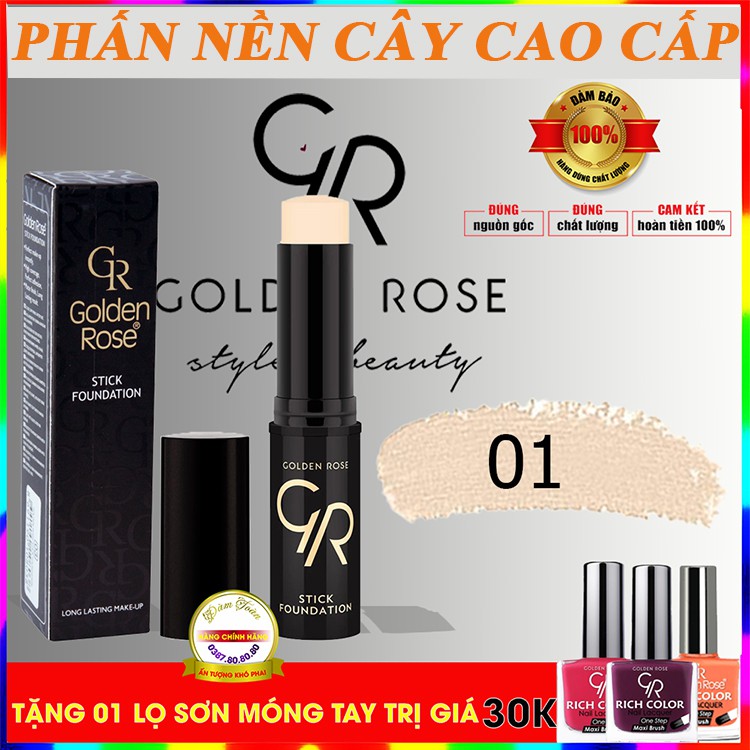 Phấn nền cây HÚT DẦU ĐA NĂNG CAO CẤP CHÍNH HÃNG golden rose made in thổ nhĩ kỳ | BigBuy360 - bigbuy360.vn