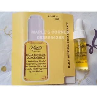 Kiehls Serum tái tạo da ban ngày Daily Reviving Concentrate 4ml